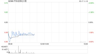 中金：维持中石化炼化工程跑赢行业评级 目标价6.6港元