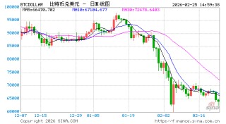 比特币一度跳涨至6.6万美元 市场紧盯特朗普国情咨文演讲