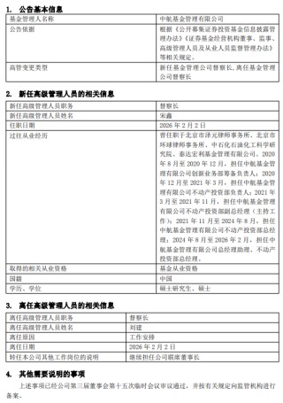 从不动产投资到合规掌舵：中航基金新任督察长宋鑫跨界晋升与治理深意