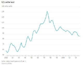 美国牛肉行业向消费者喊话：习惯高价吧