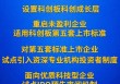 【金融要闻】设置科创板成长层，实施“1+6”政策措施