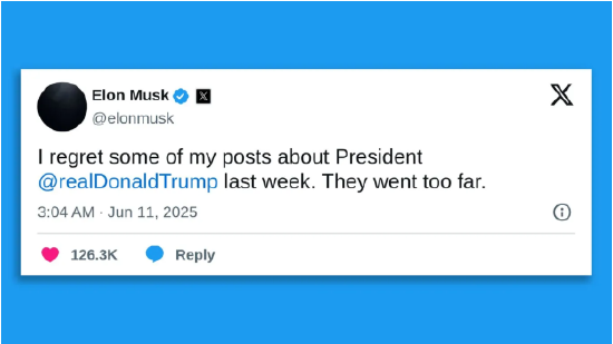 硅谷观察：马斯克服软低头认错了，全球首富还是拗不过美国总统  第2张