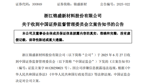 突发！300849，被证监会立案！  第1张