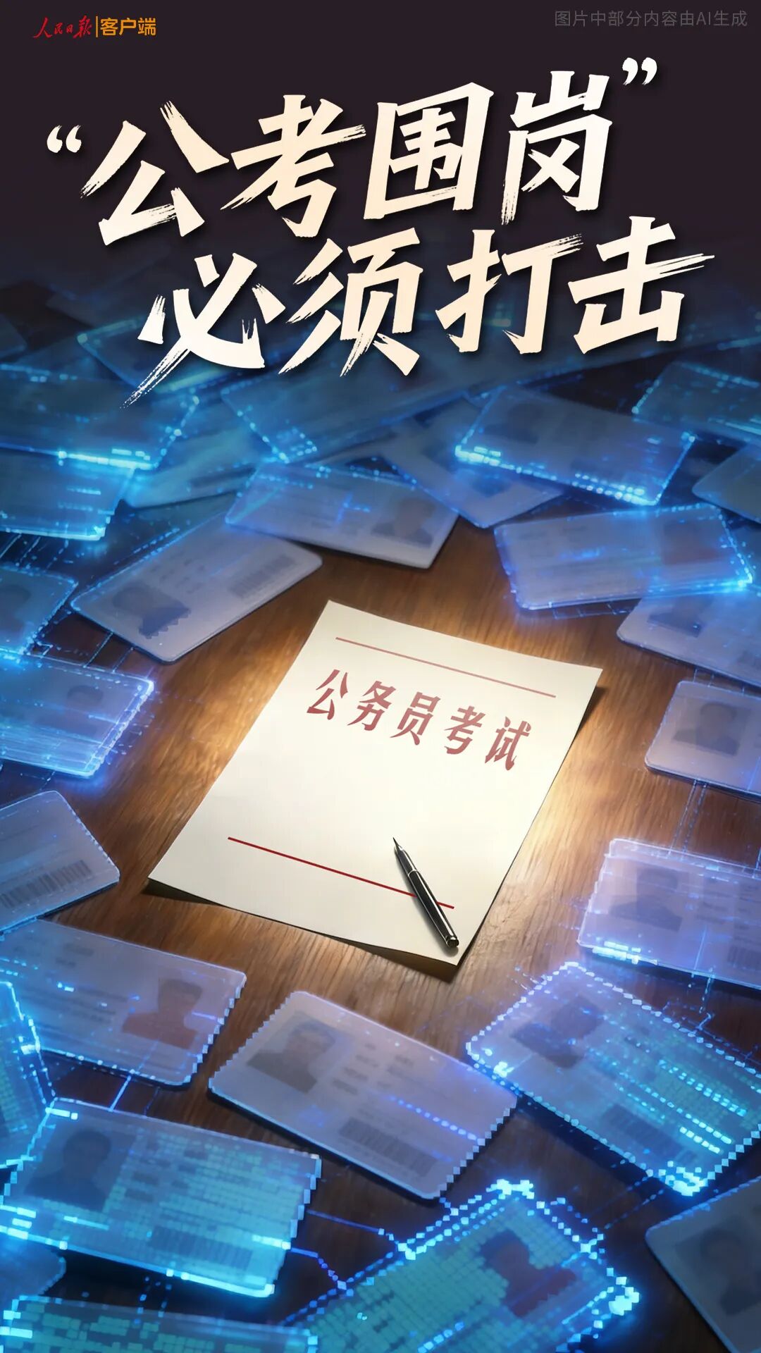 人民日报：“公考围岗”令人震惊，必须打击  第1张