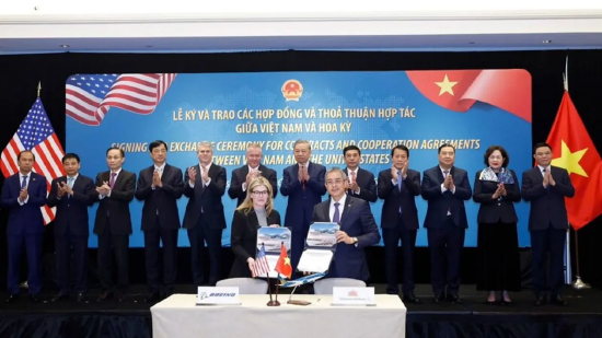 越共中央总书记苏林访美期间，越南航司签署近百架波音飞机采购协议  第1张