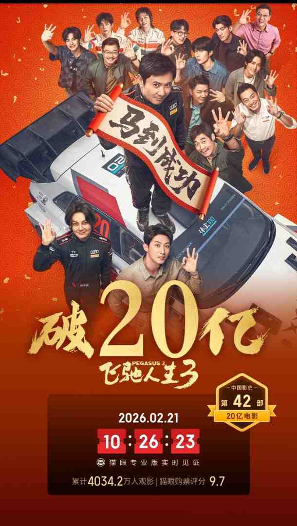 《飞驰人生3》票房突破20亿  第1张