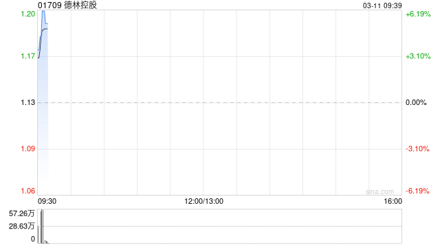德林控股获控股股东陈宁迪增持2000万股  第1张