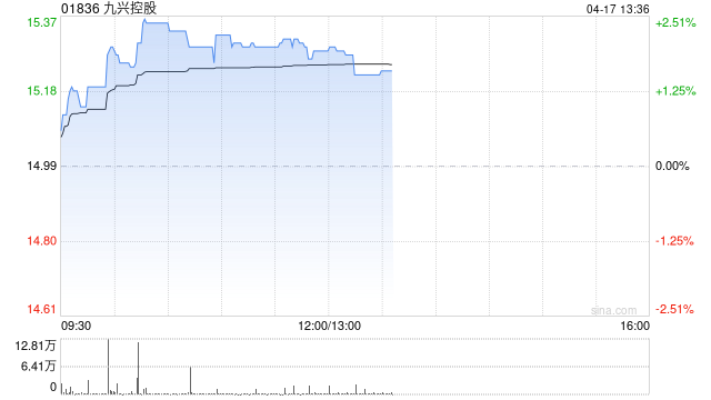 九兴控股盘中涨近3% 第一季度综合收入增加约1.9%至3.374亿美元  第1张